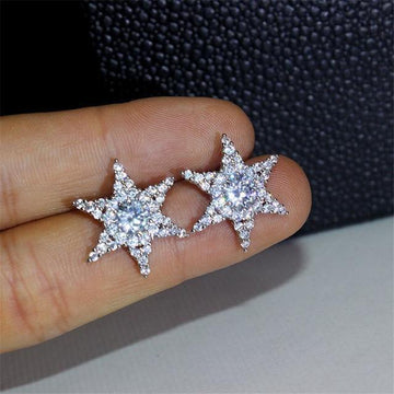 Attractive Selection Lab Diamond Stud Earrings 100% original 925 sterling silver- Factory Direct Prices by Jewellery Supermarket - The Jewellery Supermarket
